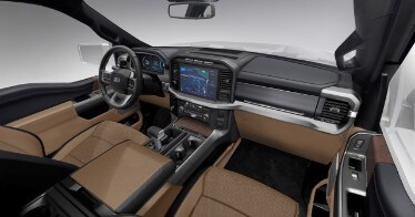 All-new F-150 Lariat Tan Black Headliner